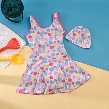 【廠商直送】YG463-小女連身裙裝-花