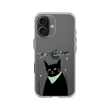 iPhone 17 Clear Case（相機按鈕） 透明 - 小犬工作室 The little K9s - I don't care.
