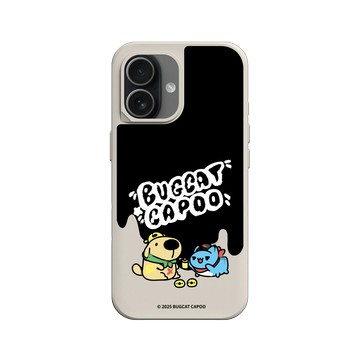 iPhone 17 SolidX 貝殼灰 - 貓貓蟲咖波 Bugcat Capoo - 流體小黃狗咖波