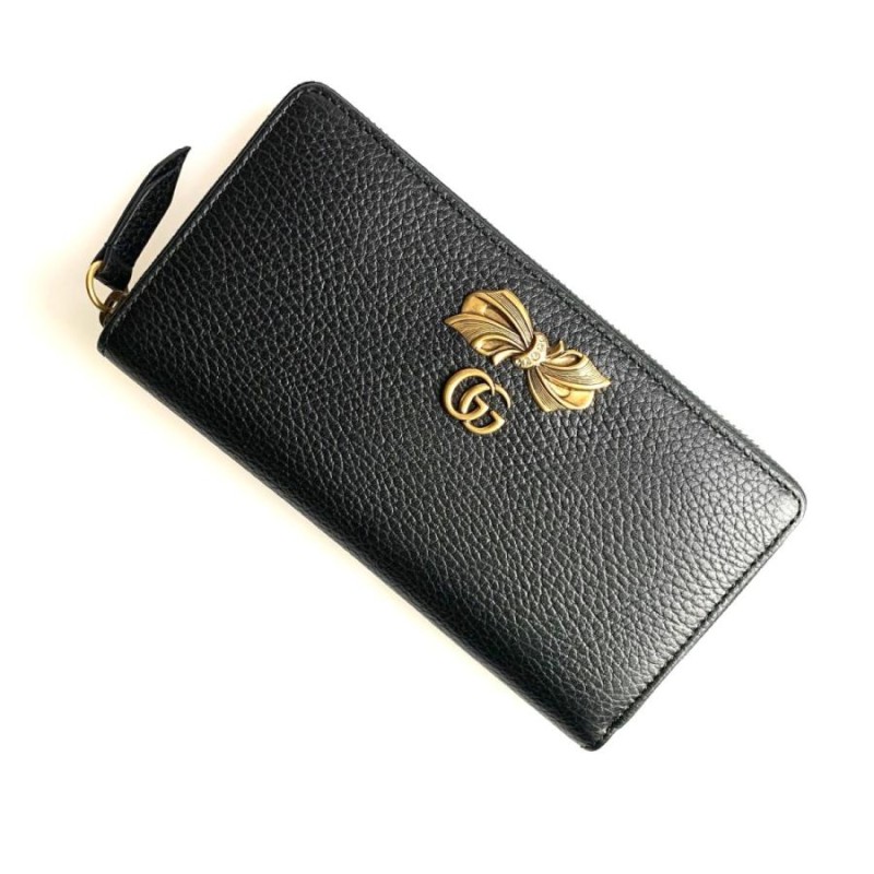 GUCCI(グッチ)ロゴ入り長財布(ブラック) 小物 長財布 小物 長財布