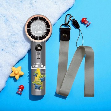 【迪士尼】101段 冰鎮強力製冷渦輪冰風扇 TF-06 (送掛繩) - 三眼怪登陸