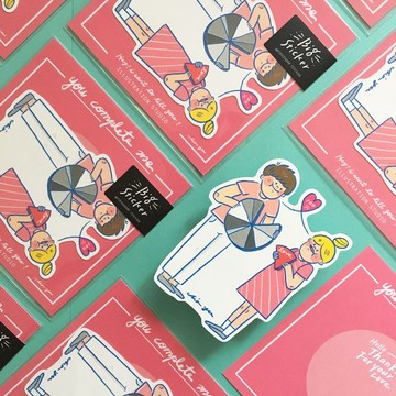 謝謝你成為我的幾分之幾 / 大貼紙