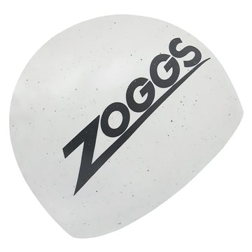 ZOGGS 超彈性環保矽膠泳帽 - Easy Fit Eco Cap 人體工學設計  Free  白  1個