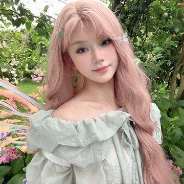 【巴黎精品】現貨+預購 長假髮捲髮整頂假髮-前額蕾絲中分蛋蛋捲女假髮a1ji46