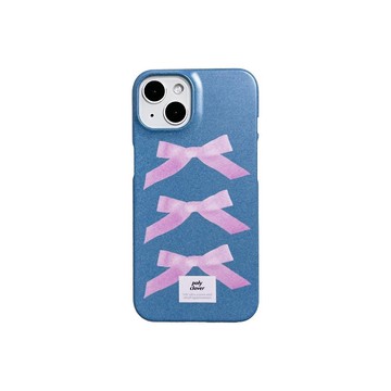 緞帶 iPhone 保護殼（淺海軍藍）