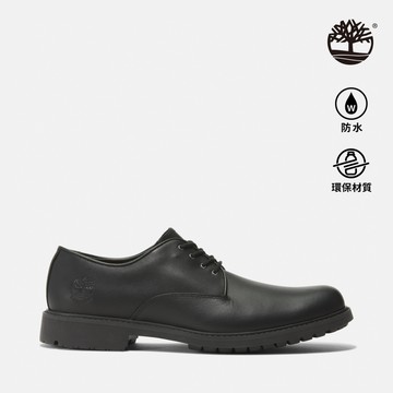 Timberland 男款黑色霧面皮鞋|5549R001