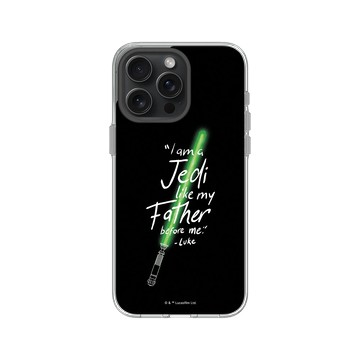 iPhone 15 Pro Max Clear 透明 - 迪士尼-星際大戰 Star Wars - 絕地武士-光劍系列