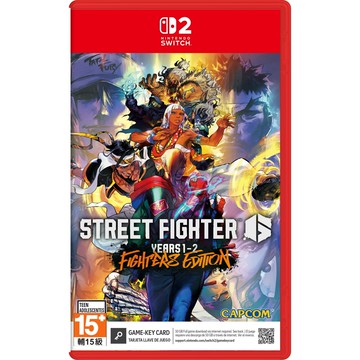 任天堂 Switch2 NS2 快打旋風 6 Years 1-2 Fighters Edition 中文版 (預購6/5)