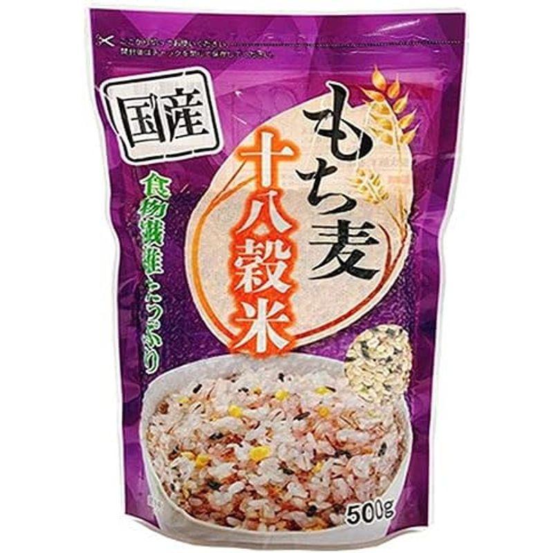 種商 国産もち麦十八穀米 500g×6袋入