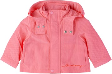 Burberry 粉色轻量婴儿夹克