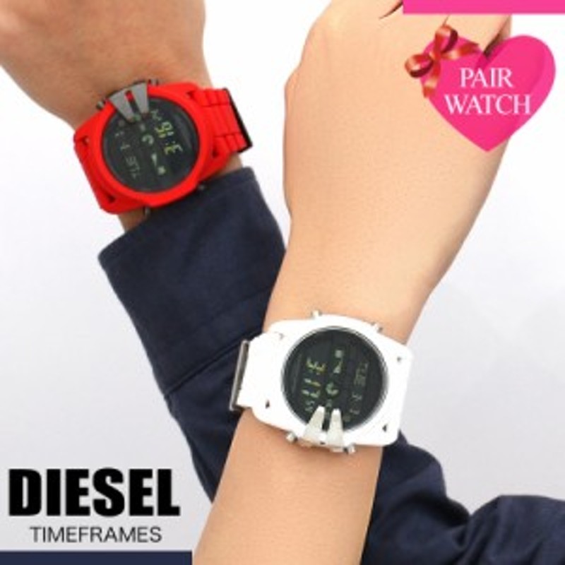 Diesel Watches シリコーンバンド腕時計