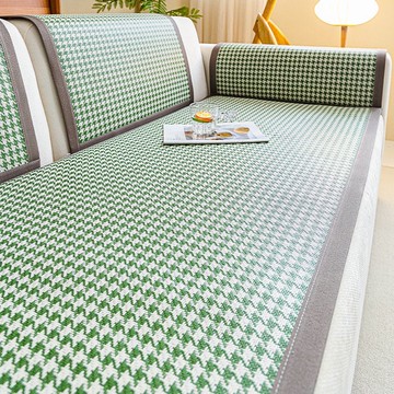 藤席沙發墊2025夏季新款直排沙發套罩夏天涼墊布防滑沙發涼席坐墊