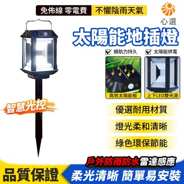 【HeartPick心選】太陽能草坪燈 戶外庭院燈 花園燈 地插燈 草地燈 過道燈 照明燈 裝飾燈防水氛圍燈 景觀燈