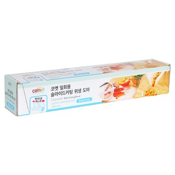 comet 拋棄式防滑可裁切砧板墊 加寬型  30 cm x 6 m  1捲  白色