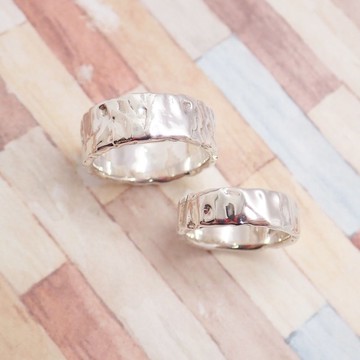 【比法一生】純銀情侶對戒—心語  純銀925手作飾品