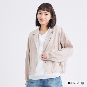 non-stop 休閒西裝領短版外套-2色