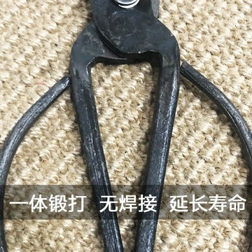 純手工鍛打家用老式剪刀剪布傳統廚房全鐵剪刀復古工業小剪刀道具