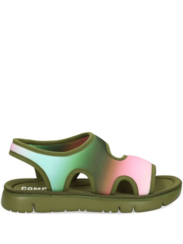 Camper - Oruga ombré-effect sandals - women - Polyethylene vinyl acetate (PEVA)/Recycled Polyester/Recycled Polyester - 37 - Green