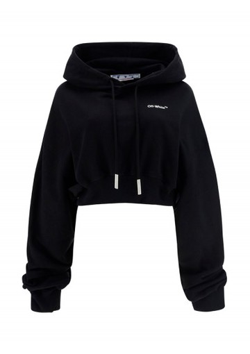 Off White - Hoodie - Womens - Black