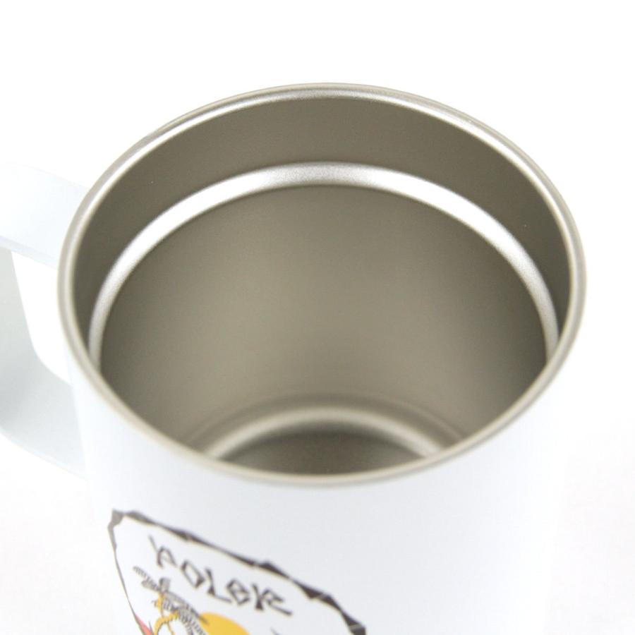 ポーラー マグカップ POLER アウトドア キャンプマグカップ 蓋つき INSULATED MUG WHITE 221ACM9104