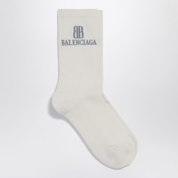 Nano BB socks in white cotton blend