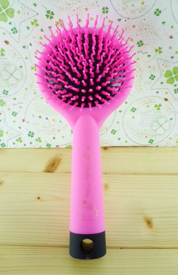 【震撼精品百貨】Hello Kitty 凱蒂貓-KITTY造型髮梳-附鏡-粉色