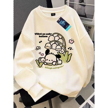 帕恰狗女童加絨圓領衛衣春秋2025新款洋氣時髦中大童冬裝加厚上衣