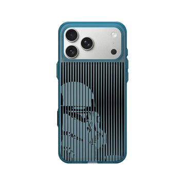 iPhone 17 Pro Max Clear (相機按鈕) 夜幕藍 - 迪士尼-星際大戰 Star Wars - 風暴兵-黑白條紋