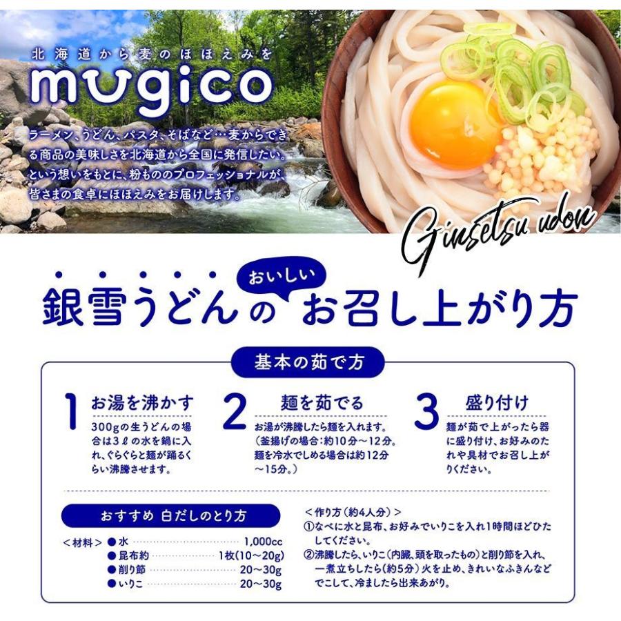 うどん 100g 6玉入 北海道産小麦100パーセント 麺のみ