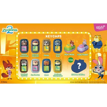 【野獸國】迪士尼 動物方城市 鍵盤按鍵 盲盒套組 (10入)｜SOAP STUDIO DY825