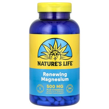 Nature's Life, 補充鎂，250 粒膠囊