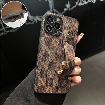 情侶兔適用于三星A42手機套A34手腕帶A32支架A30S懶人GalaxyA35菱格紋A20E復古A25小眾A21S皮質A23簡約防摔保