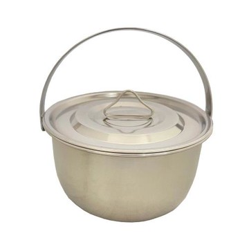 台灣製造 派樂 304不鏽鋼萬用鍋 22cm含鍋蓋-加厚耐用湯鍋飯鍋 燉煮滷多功能料理鍋 露營鍋