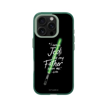 iPhone 16 Pro Clear 憂墨綠 - 迪士尼-星際大戰 Star Wars - 絕地武士-光劍系列