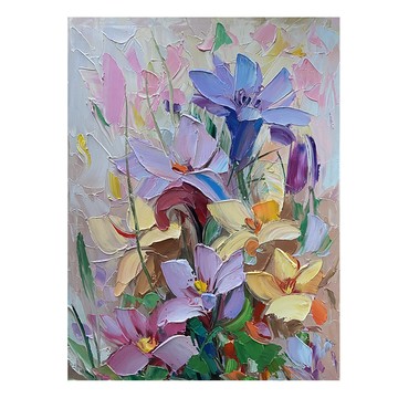 御畫房 當代國家級展覽畫家 抽象系列手繪油畫60×80cm(DB-068)
