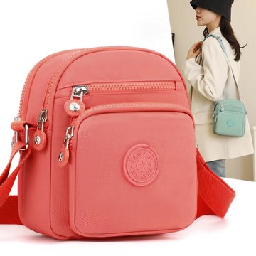 防水女包包多層尼龍牛津帆布斜挎包休閑小背包做生意收錢包單肩包