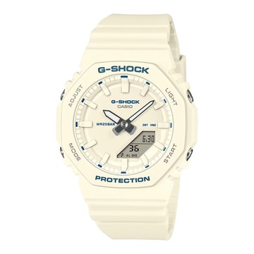 CASIO G-SHOCK 簡約風格雙顯手錶 女錶 GMA-P2100BA-7A