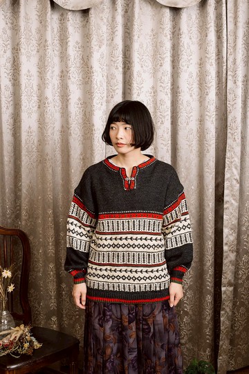 Lusekofte 挪威毛衣 古著【初戀販賣所】W003