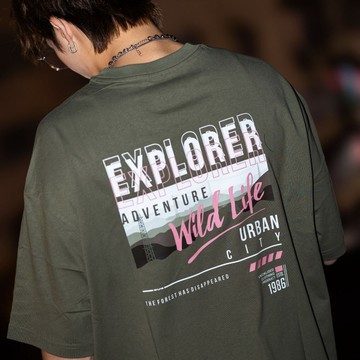 【CREEPS】Explorer V3 寬鬆重磅印花T恤 210g