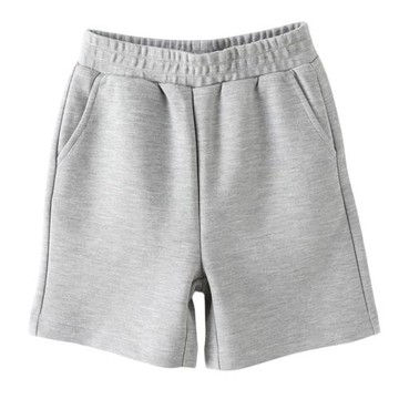 諾諾E站 【駘】2025夏季新款 松緊腰兒童中褲新疆長絨棉320克五分