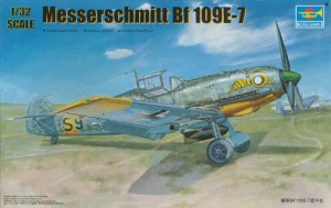 トランペッター 1/32 ドイツ軍 メッサーシュミット Bf109E-7