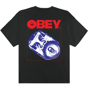 OBEY 168024379-VBK REUSE HEAVYWEIGHT TEE 短T (水洗黑色)