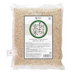 オーサワジャパン 国内産有機もち玄米 1KG