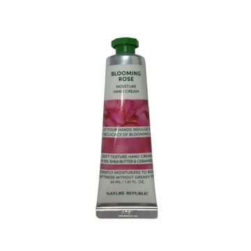 〔即期特賣〕Nature Republic 韓國精粹自然水潤護手霜 綻放玫瑰 BLOOMING ROSE 30ml 單條