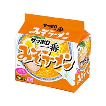 サンヨー食品 サッポロ一番  味噌ラーメン  5食  x 