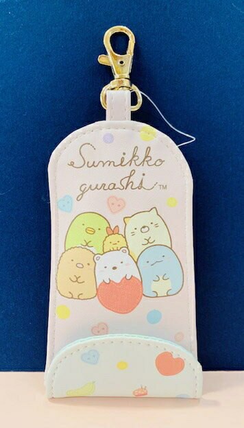 【震撼精品百貨】角落生物 Sumikko Gurashi SAN-X 伸縮鑰匙包-愛心#48150 震撼日式精品百貨