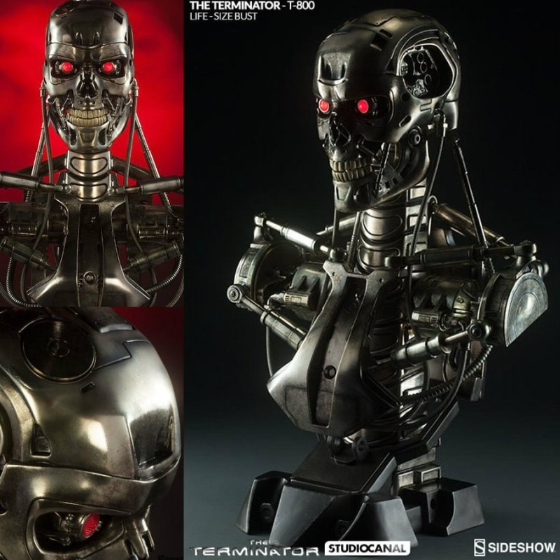 新品即納』{FIG}等身大バスト T-800 ターミネーター フィギュア サイド 