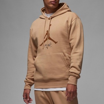 NIKE AS M J ESS FLC BASELINE HOODIE 男連帽上衣-奶茶色-FD7546200