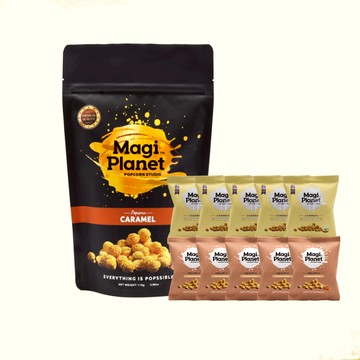 【星球工坊】經典爆米花11件特惠組  零食 (110G+10GX10包)