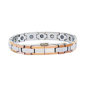 KOTO 鎢鋼鍺磁健康手鍊 蝴蝶扣限量款B-064FG*1入